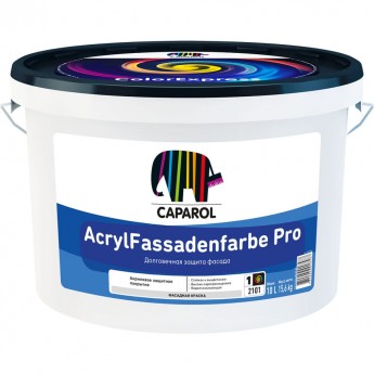 Фасадная водоразбавляемая краска CAPAROL ACRYL FASSADENFARBE BAS 1